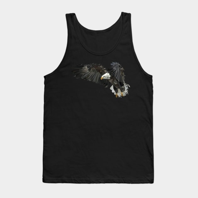 eagle lowpoly Tank Top by Amartwork